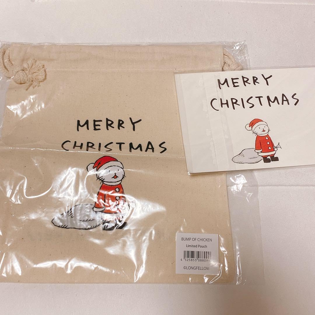 BUMP OF CHICKENライブグッズ クリスマス 限定ポーチ 巾着 BUMP